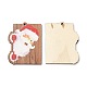 Односторонние рождественские деревянные подвески с принтом WOOD-D025-37-1