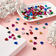 650 Stück Aluminium-Cabochons in 13 Farben&nbsp;MRMJ-FW0001-01B-5