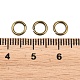 Messing Open Ringe springen&nbsp;KK-NH0012-01C-AB-3