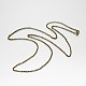 Lavorazione della collana con catena in ferro rolo MAK-J009-41AB-2