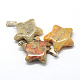 Star Dyed Natural Crazy Agate Pendants G-Q367-24-2