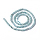 Natural Larimar Beads Strands G-A178-B01-3mm-3