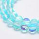 Synthetic Moonstone Beads Strands G-E353-03-6mm-3