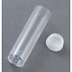 プラスチックビーズ収納ケース  ボトル  透明  5.5x1.5cm  容量：2ml（0.06液量オンス） CON-S007-02-2