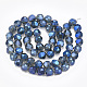 Chapelets de perles en verre électroplaqué X-EGLA-S176-04-B01-2
