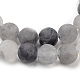 Chapelets de perle en quartz nuageux naturel G-Q462-76-6mm-2