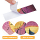 Craspire peva y juego de pegatinas de papel de plástico de pvc a prueba de agua DIY-CP0007-99A-4