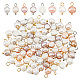 Nbeads 80 pz 4 stili di ciondoli di perle d'acqua dolce coltivate naturali PEAR-NB0001-65-1