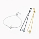 Adjustable Brass Synthetic Opal Bolo Bracelets BJEW-O165-05-1