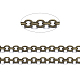 Brass Cable Chains CHC-X0001-02AB-FF-1