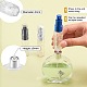 3 botella de spray de perfume acrílico recargable de 3 colores MRMJ-SZ0001-03B-3