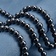 Round Non-magnetic Synthetic Hematite Beads Strands G-PH0012-01-10mm-4