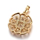 Brass Micro Pave Cubic Zirconia Jewelry Sets SJEW-F189-22G-3