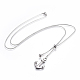 Adjustable 304 Stainless Steel Lariat Necklaces NJEW-F252-A05-1
