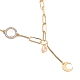 Star & Moon & Cross Brass Lariat Necklaces Sets NJEW-JN03041-18