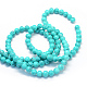 Baking Painted Glass Round Bead Strands X-DGLA-Q019-8mm-56-3