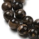 Rhodonite naturale perle tonde fili G-R494-A21-03-3