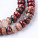 Chapelets de perles en jaspe rouge naturel X-G-R403-4x6-06-1