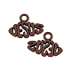 Alliage pendentifs nom de jésus de style tibétain pour Pâques X-TIBEP-GC162-R-NR-1