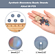 Arricraft synthetische Mondstein Perlen Stränge G-AR0002-40A-2