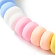 Handmade Polymer Clay Beads Stretch Bracelets for Kids BJEW-JB06487-02-4