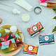 Ph pandahall 90 pièces papier d'emballage de savon plantes DIY-WH0399-69-006-3