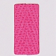 綿ツイルテープリボン  ヘリンボーンリボン  裁縫用  濃いピンク  1インチ（25mm） X-OCOR-WH0063-19E-1