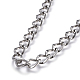 304 Stainless Steel Curb Chain Necklaces X-NJEW-F242-11P-2