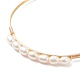Bracelet en perles de perles naturelles BJEW-JB08163-02-4