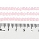 Cuisson des brins de perles de verre transparentes peintes DGLA-F029-J4mm-08-5
