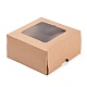 Faltbare Schmuck-Geschenkboxen aus Kraftpapierkarton CON-WH0092-25B-2