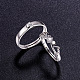 Shegrace popular 925 anillos de pareja de plata esterlina JR275A-2
