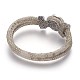 PU Leather Snap Bracelet Making AJEW-R023-M-3
