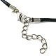 Natural & Synthetic Chakra Gemstone Pendant Necklaces NJEW-JN04539-5