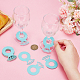 Paper Diamond Ring Wine Glass Charms Tags AJEW-WH0001-71D-3