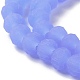 Fili di perle di vetro tinta unita imitazione giada EGLA-A034-J4mm-MD03-4