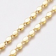 Handgefertigte Perlenkette aus Messing CHC-G006-17G-3