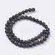 Chapelets de perles d'obsidienne de glace naturelle G-E468-D01-10mm-2
