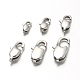 304 Stainless Steel Lobster Claw Clasps X-STAS-F094-05A-P-2