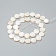 Perles de coquillages naturels d'eau douce BSHE-I011-01C-02-2