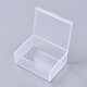 Transparent Plastic Bead Containers CON-WH0070-01-2