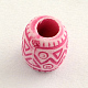 Perles en acrylique de style artisanal MACR-Q153-M003-2