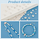 Pandahall Elite 110 pièces 11 styles perles d'espacement en alliage et laiton FIND-PH0017-61-4