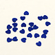 Accesorios del ornamento abalorios paillette forma de plástico corazón X-PVC-Q024-3mm-M-2