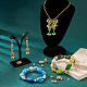 Kissitty 105 pièces 12 styles de perles creuses en laiton KK-KS0001-27-8