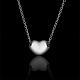 Love Heart Shape Real Platinum Plated Eco-Friendly Tin Alloy Necklaces NJEW-BB13935-P-2
