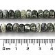 Brins de perles de jaspe en argent naturel G-Z042-B01-03-5