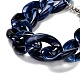 Chunky Acrylic Curb Chain Bracelet for Girl Women BJEW-JB06876-6