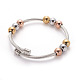 304 ensemble de bijoux avec bracelet joncs et bagues en acier inoxydable SJEW-L137-05MP-3
