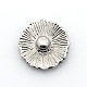 Antique Silver Zinc Alloy Rhinestone Jewelry Snap Buttons SNAP-L002-26-NR-2